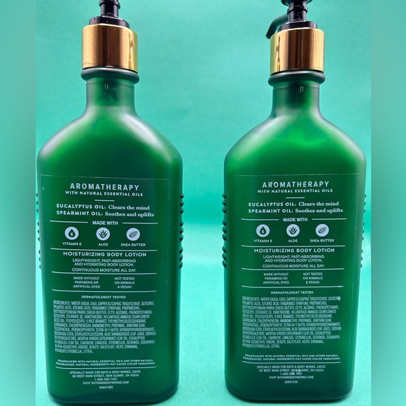 EUCALYPTUS SPEARMINT MOISTURIZING BODY LOTION - Picture 2 of 2